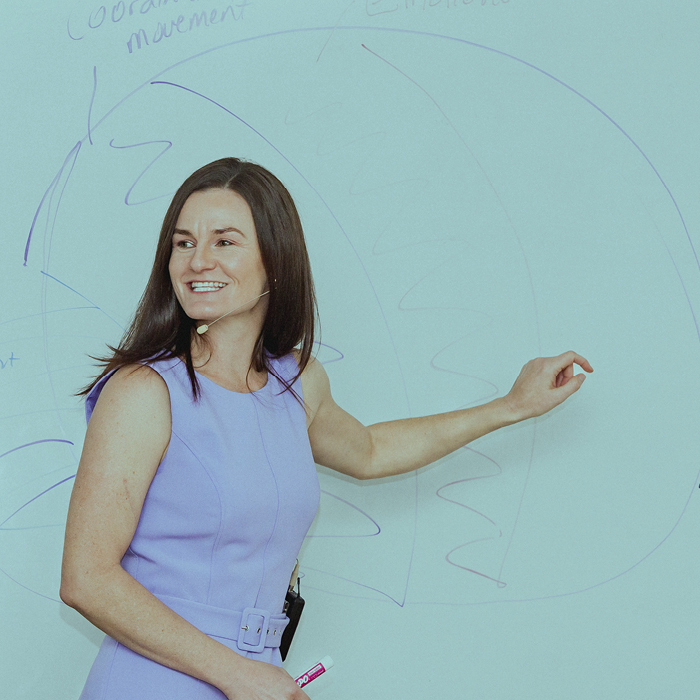 Melissa presenting workshop